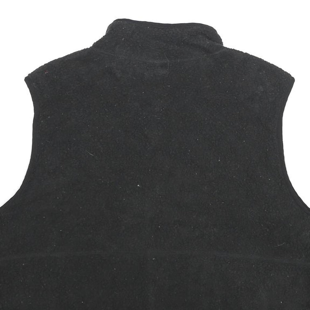 THE NORTH FACE Womens Black Fleece Vest 2XL Polyester Zip Closure Casual Outdoor