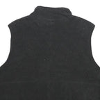 THE NORTH FACE Womens Black Fleece Vest 2XL Polyester Zip Closure Casual Outdoor