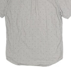 VANS Mens Grey & Black Shirt L Cotton Button Collar Casual Summer Shirt