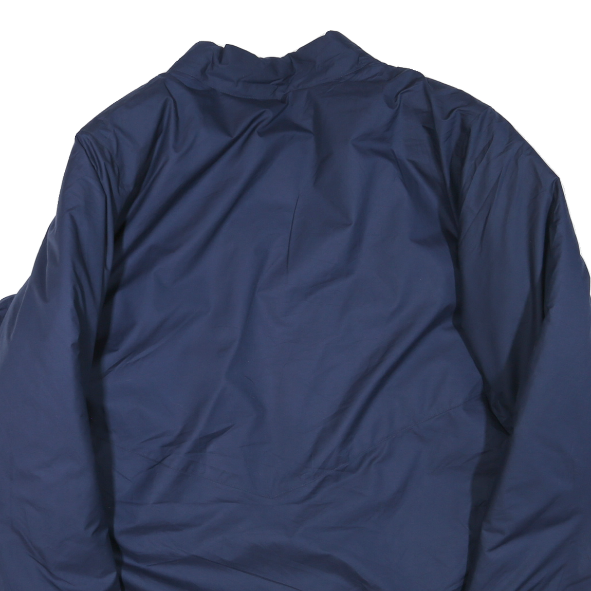 NIKE Mens Navy Blue Kenston Soccer Jacket L Polyester Blend Plain Zip Sportswear