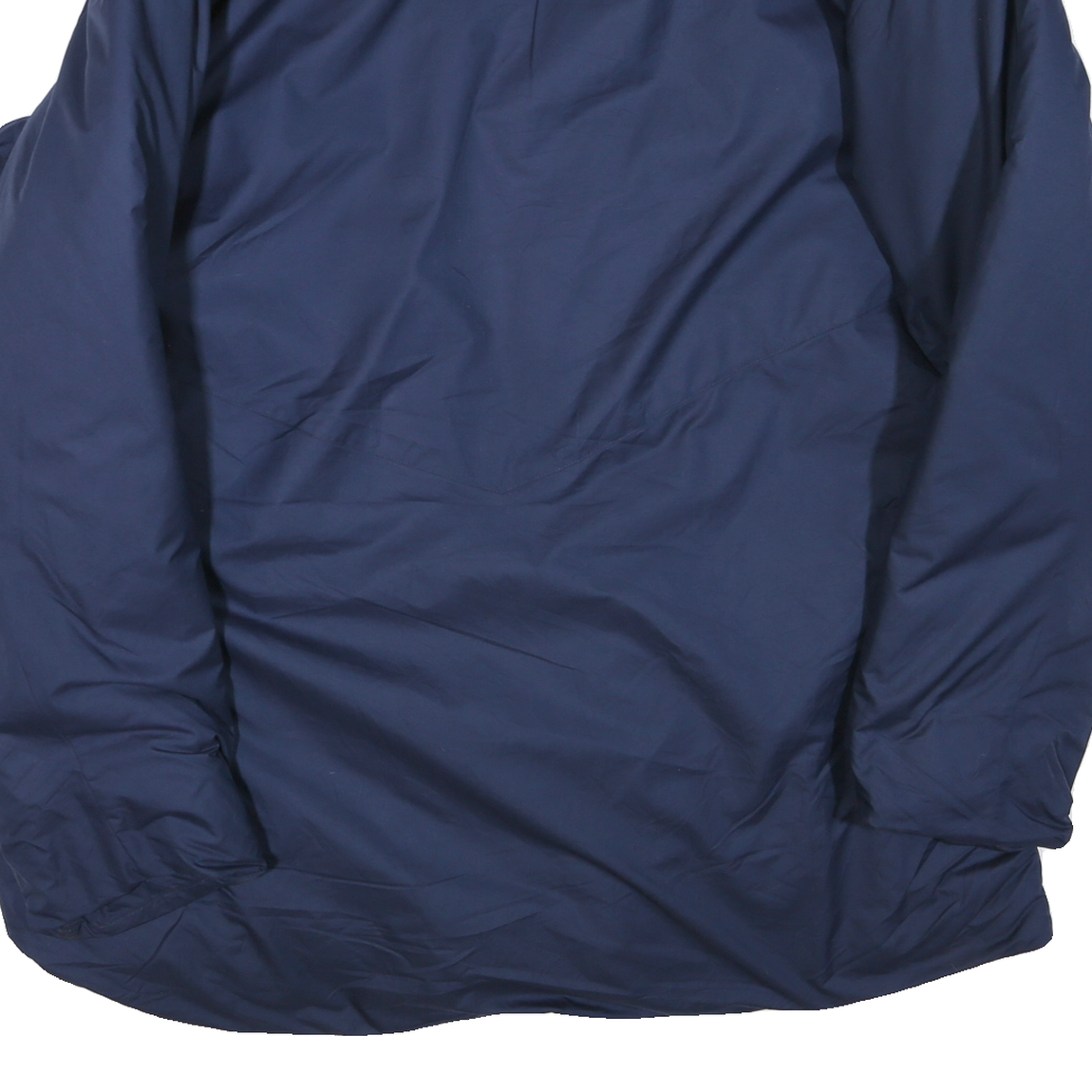 NIKE Mens Navy Blue Kenston Soccer Jacket L Polyester Blend Plain Zip Sportswear