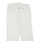 RALPH LAUREN POLO JEANS COMPANY Mens Cotton Blend White Regular Fit Straight Leg