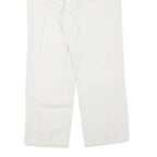 RALPH LAUREN POLO JEANS COMPANY Mens Cotton Blend White Regular Fit Straight Leg