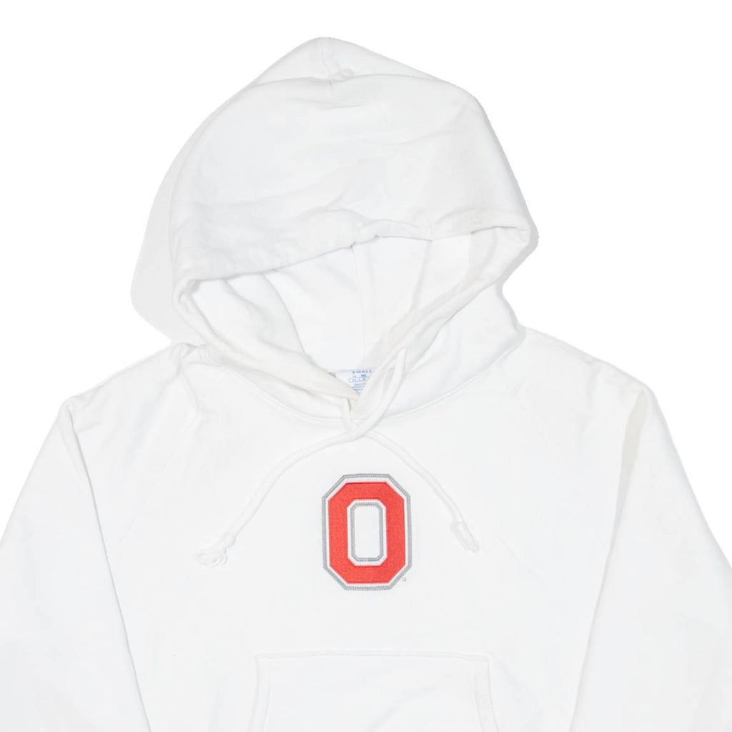 CHAMPION REVERSE WEAVE Ohio Buckeyes Womens White Hoodie USA S