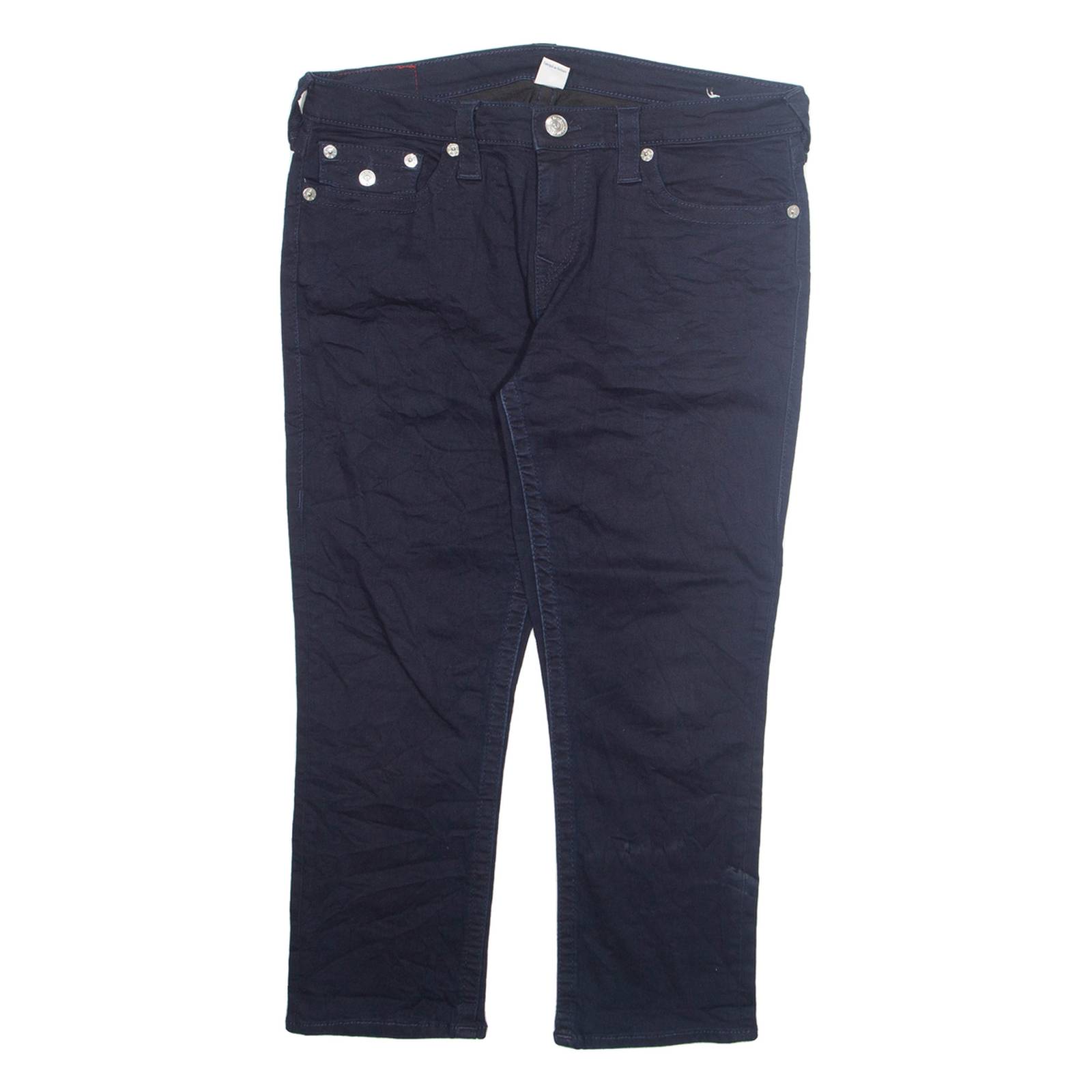 TRUE RELIGION Womens Jeans Blue Regular Tapered W33 L24