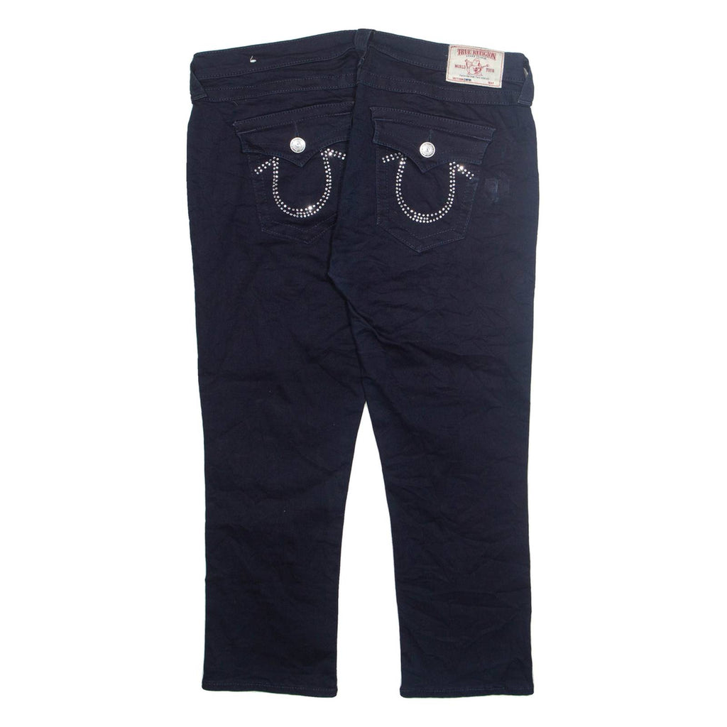 TRUE RELIGION Womens Jeans Blue Regular Tapered W33 L24