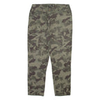 VERT DE RANGE Camo Womens Trousers Green Relaxed Tapered W32 L29