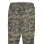 VERT DE RANGE Camo Womens Trousers Green Relaxed Tapered W32 L29