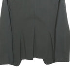 THEORY Womens Black Jacket S Cotton Blend Plain Minimalist Workwear