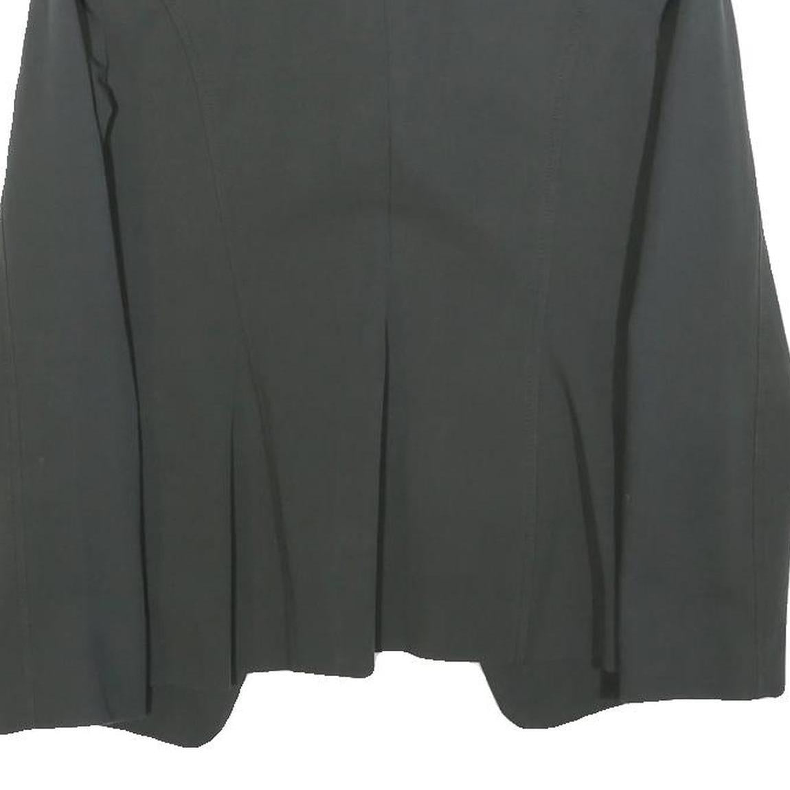 THEORY Womens Black Jacket S Cotton Blend Plain Minimalist Workwear