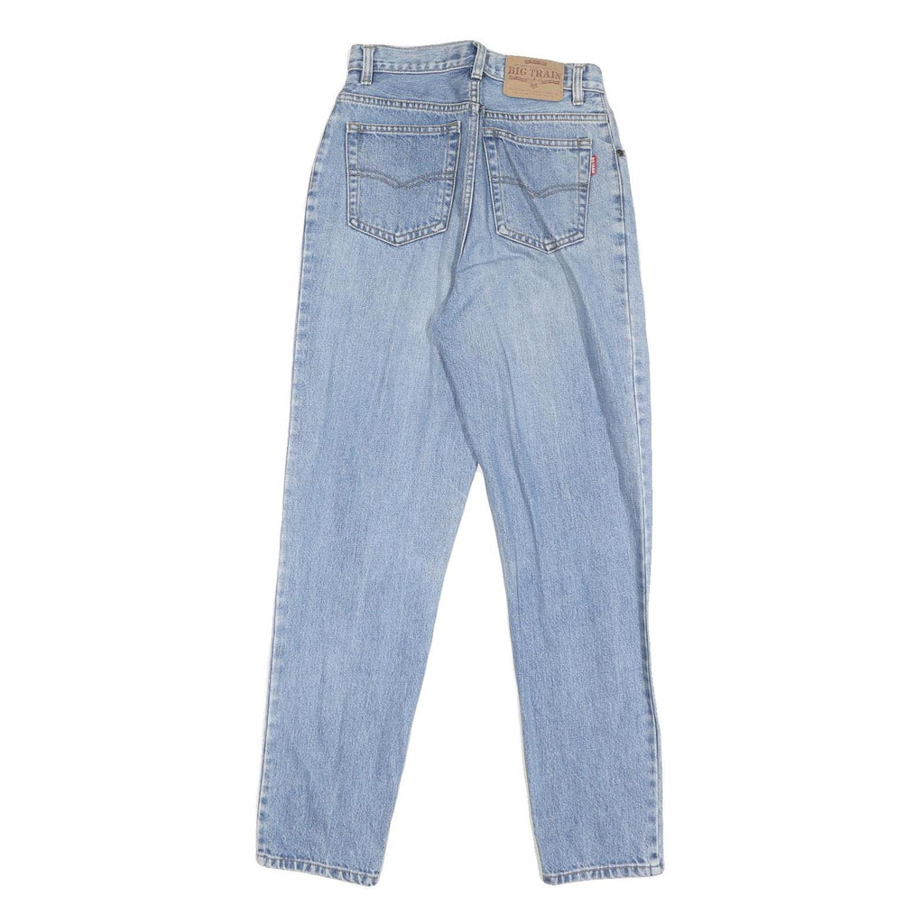 BIG TRAIN Mens Regular Fit Blue Denim Jeans W26 L29 Classic Zip Closure