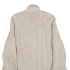 TEAM MODE Womens Beige Wool Blend Double Breasted Jacket M Herringbone Button