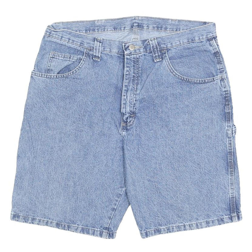 WRANGLER Mens Shorts Blue Casual L W36 Cotton Blend Regular Fit Utility