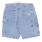 WRANGLER Mens Shorts Blue Casual L W36 Cotton Blend Regular Fit Utility