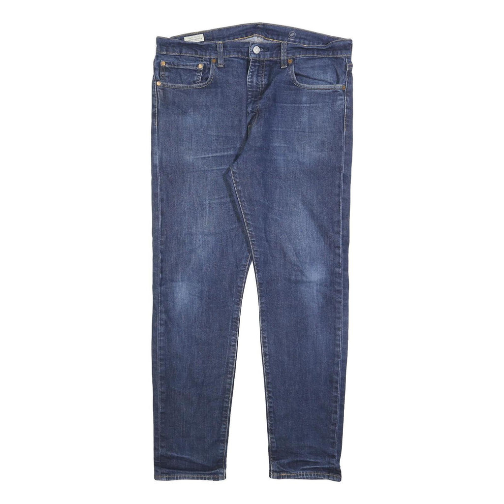 LEVI'S 512 BIG E Mens Jeans Blue Slim Skinny Denim Medium W36 L29 Zip Closure