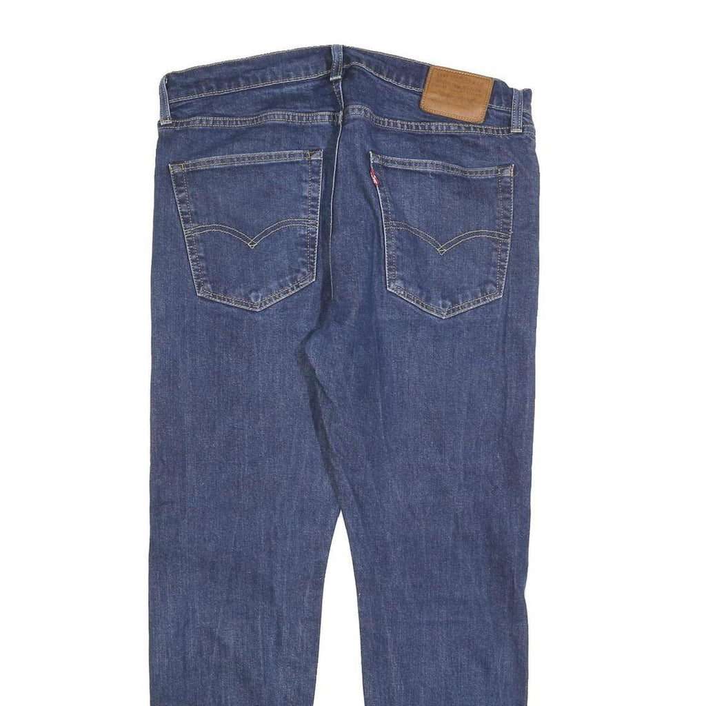 LEVI'S 512 BIG E Mens Jeans Blue Slim Skinny Denim Medium W36 L29 Zip Closure