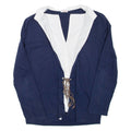 US POLO ASSN Womens Blouse Blue Collared Long Sleeve M