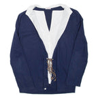 US POLO ASSN Womens Blouse Blue Collared Long Sleeve M