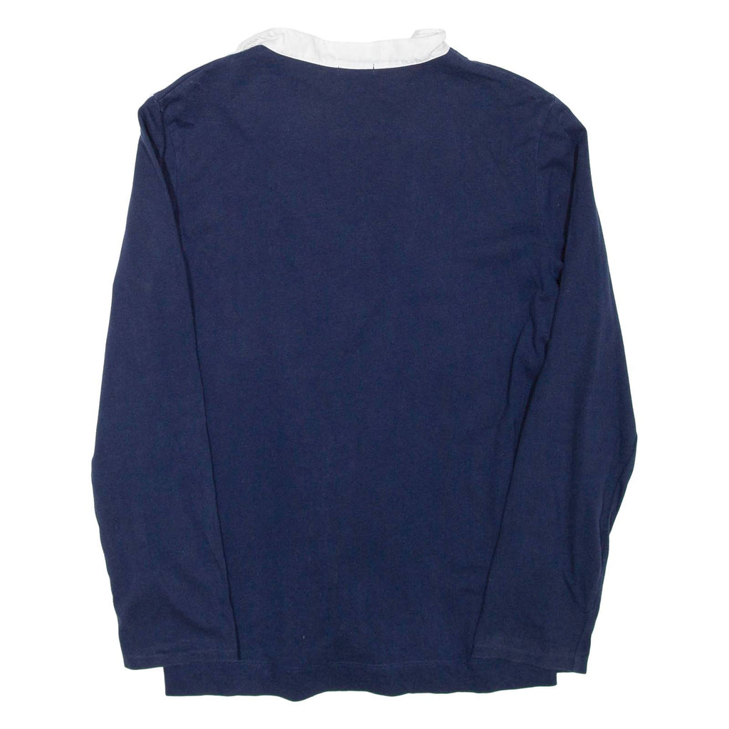 US POLO ASSN Womens Blouse Blue Collared Long Sleeve M