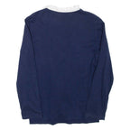 US POLO ASSN Womens Blouse Blue Collared Long Sleeve M