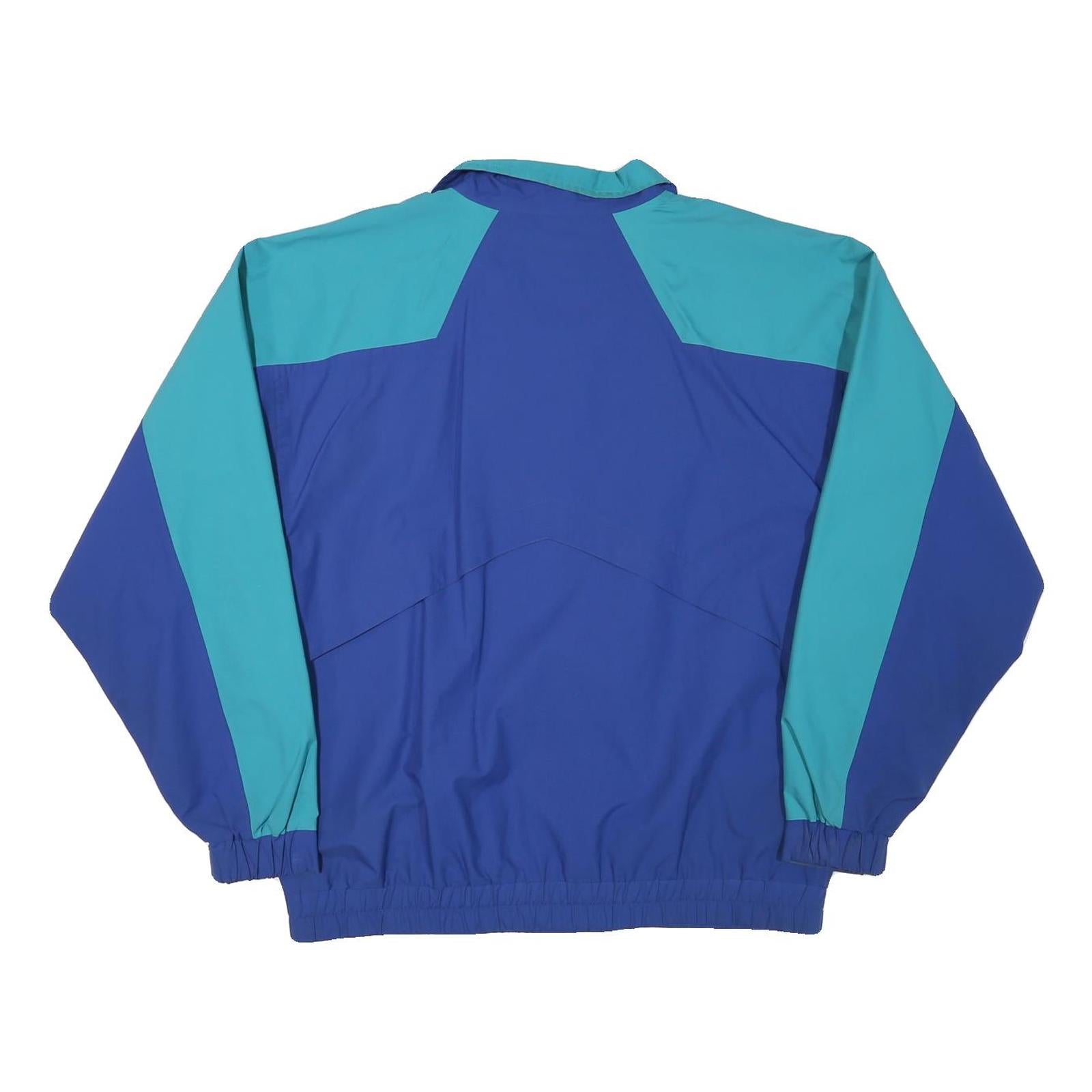 WILSON Mens Blue & Teal Gore-Tex Performance Zip Jacket L Polyester Blend Light