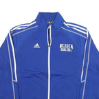 ADIDAS Mens Blue Zip Track Jacket M Polyester Blend Sport Basketball Casual