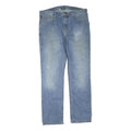 CARHARTT Mens Regular Fit Jeans Blue Denim W36 L32 Classic Zip Closure Casual