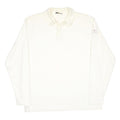 HENRI LLOYD Mens White Long Sleeve Plain Polo Shirt XL Cotton Nautical Style