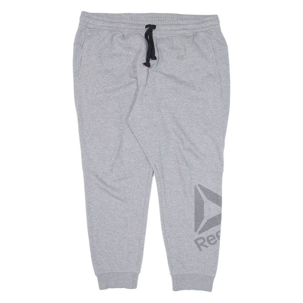 REEBOK Womens Joggers Grey Tapered 2XL W38 L26