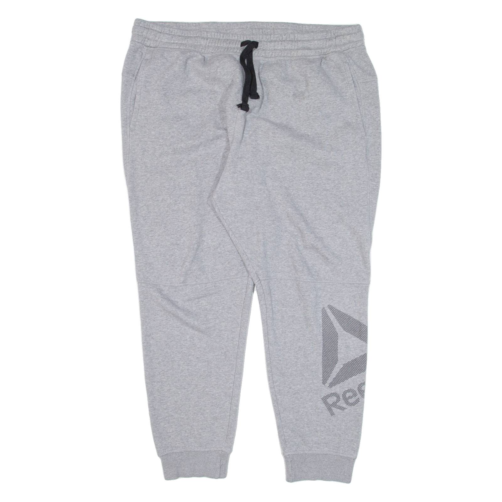 REEBOK Womens Joggers Grey Tapered 2XL W38 L26