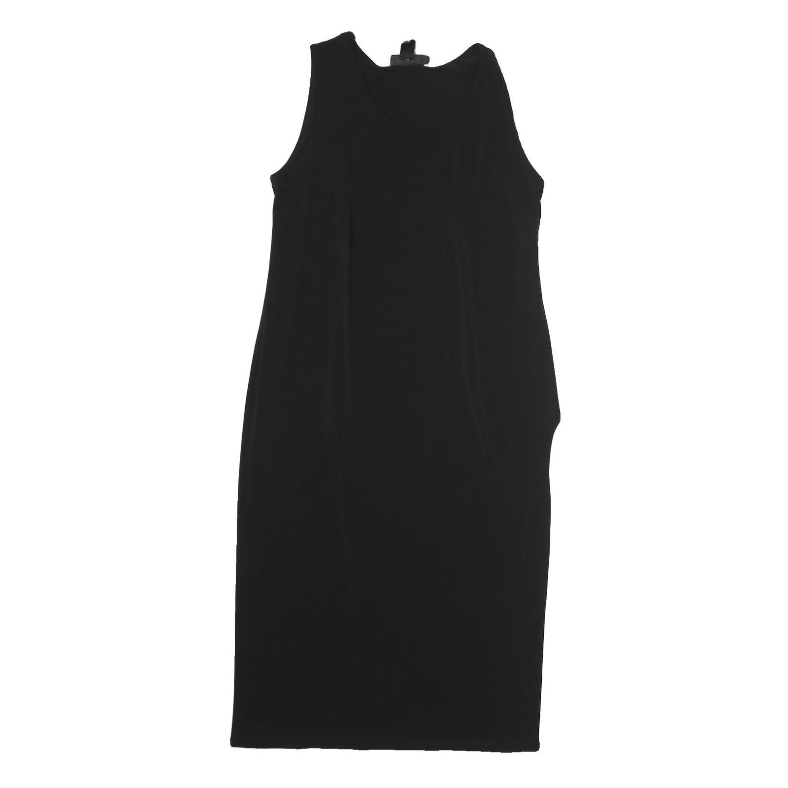 DKNY Womens Black Bodycon Polyester Sleeveless Midi Dress Size M Elegant