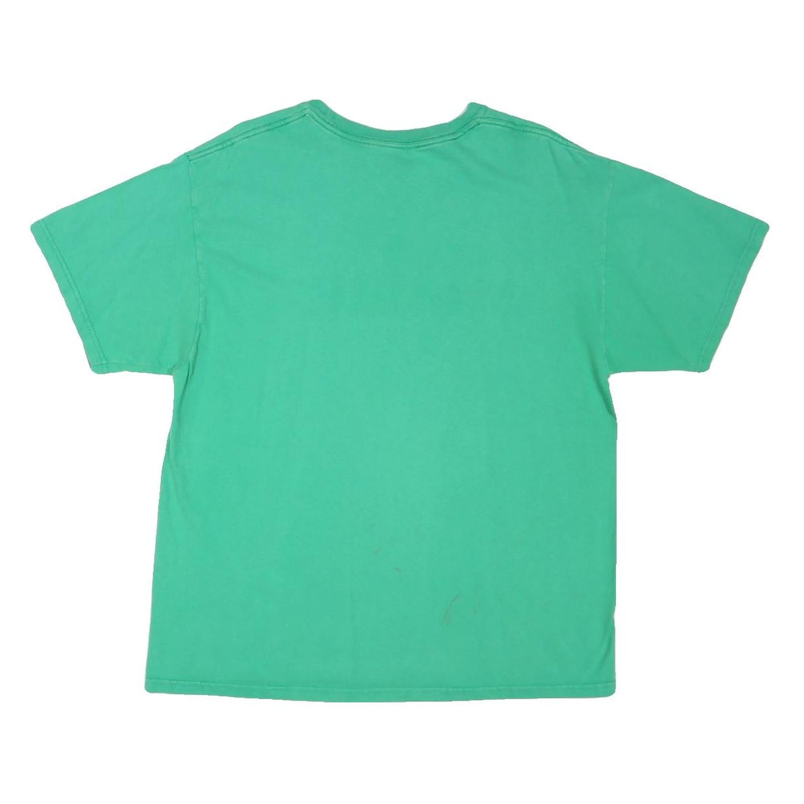 CHAMPION Mens Green We Are Marshall Graphic T-Shirt L Short Sleeve Crew Neck