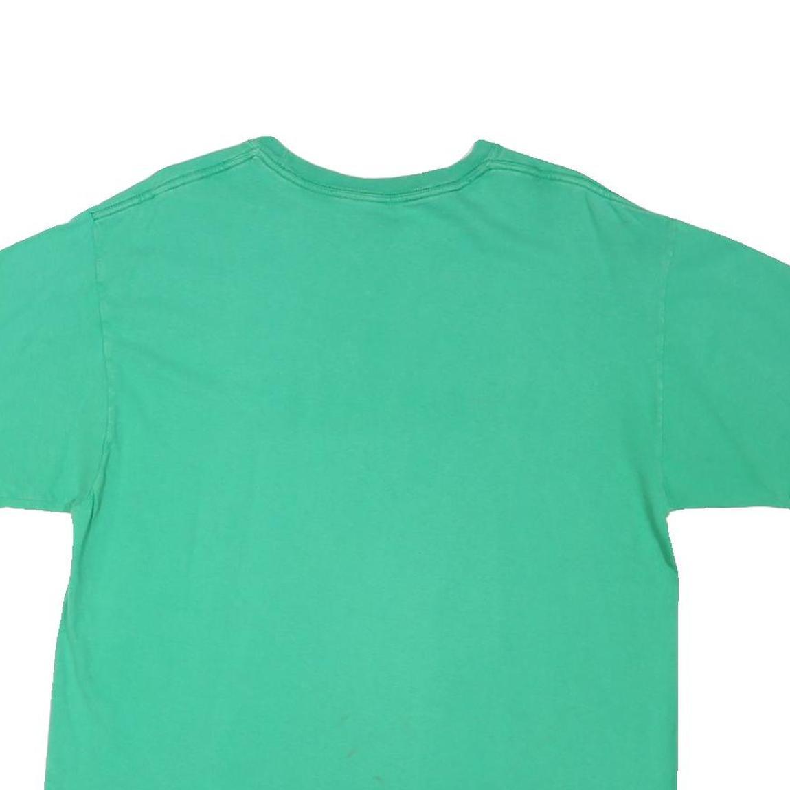 CHAMPION Mens Green We Are Marshall Graphic T-Shirt L Short Sleeve Crew Neck