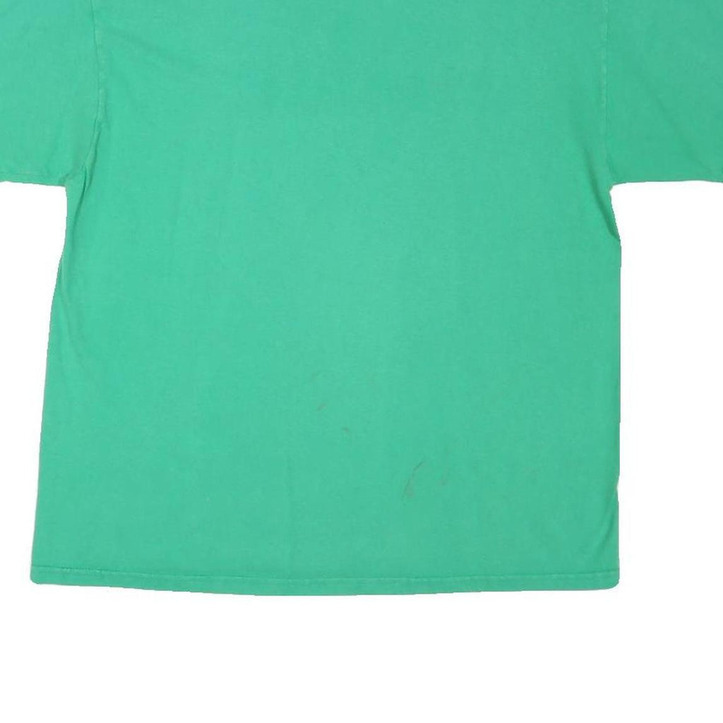 CHAMPION Mens Green We Are Marshall Graphic T-Shirt L Short Sleeve Crew Neck