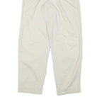 NAUTICA Womens Cotton Blend White Relaxed Straight Trousers W25 L27 Casual Wear