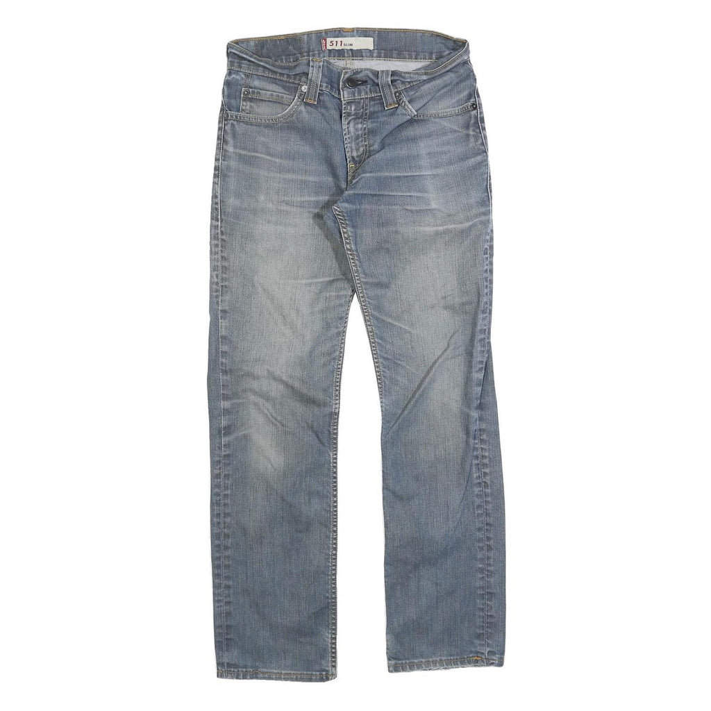 LEVI'S 511 Slim Mens Jeans Blue Slim Slimming Denim Medium W31 L29 Classic Fit
