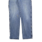 DICKIES Mens Blue Regular Fit Straight Denim Jeans W34 L34 Workwear Zip Closure