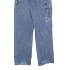 DICKIES Mens Blue Regular Fit Straight Denim Jeans W34 L34 Workwear Zip Closure