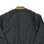 SABLE Mens Black & Yellow Buffalo Farm Equipment Button Jacket L Polyester Blend