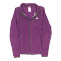 THE NORTH FACE Womens Purple Zip Jacket XS Polyester Blend Plain Outdoor Casual