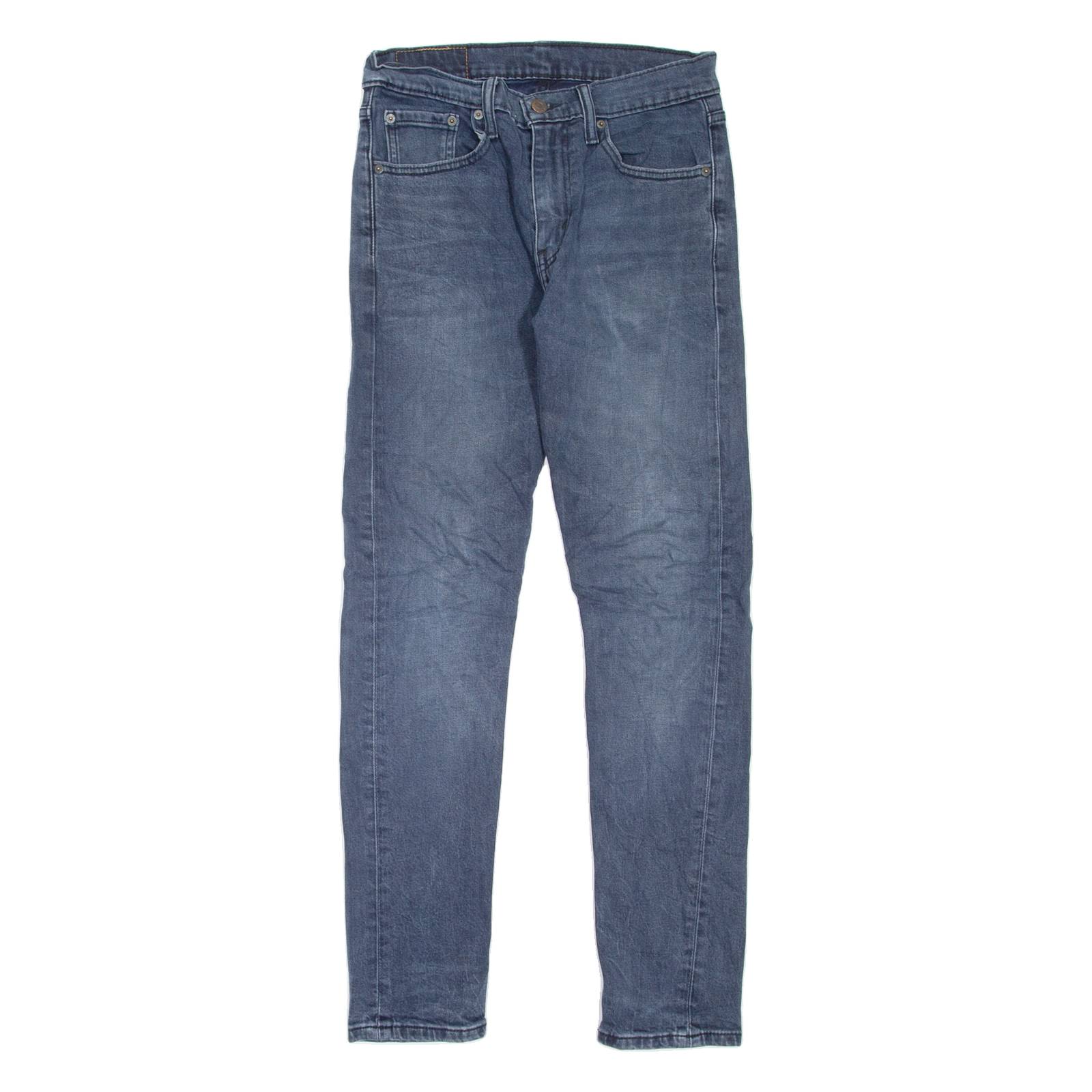 LEVI'S 512 Jeans Mens Blue Slim Tapered Stone Wash W30 L32