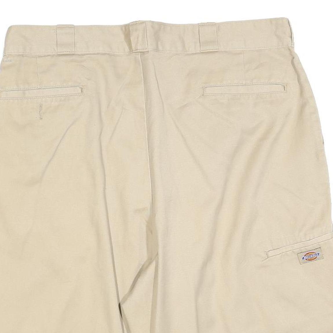 DICKIES Mens Shorts Beige Casual XL W38 Cotton Blend Durable Workwear