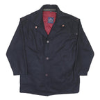 MARINA YACHTING Mens Navy Blue Wool Blend Button Jacket M Tailored Classic