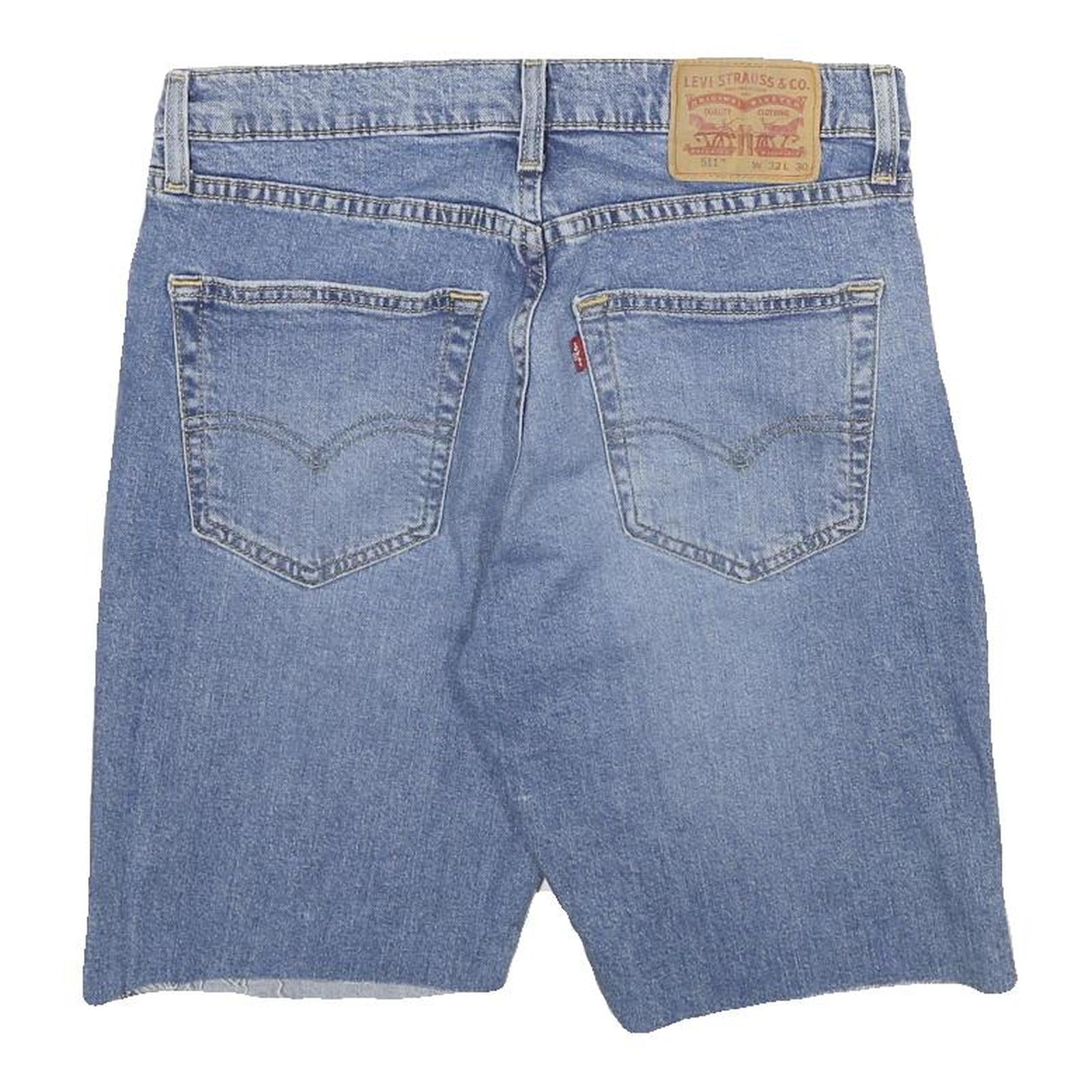 LEVI'S Mens Denim Blue Casual Shorts M W32 Classic Cotton Blend