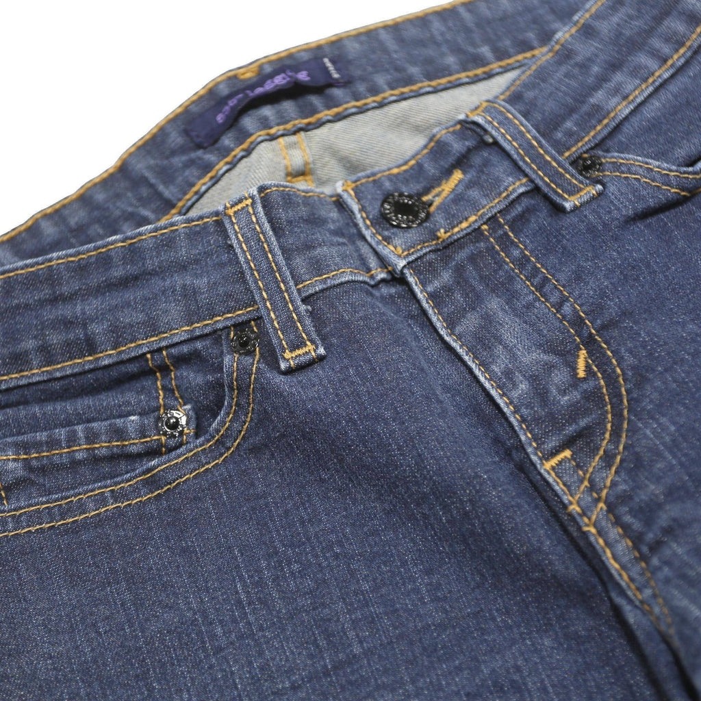 LEVI'S 535 Womens Jeans Blue Slim Skinny Denim Medium W28 L27 Zip