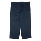 DICKIES Womens Trousers Blue Regular Straight W40 L27