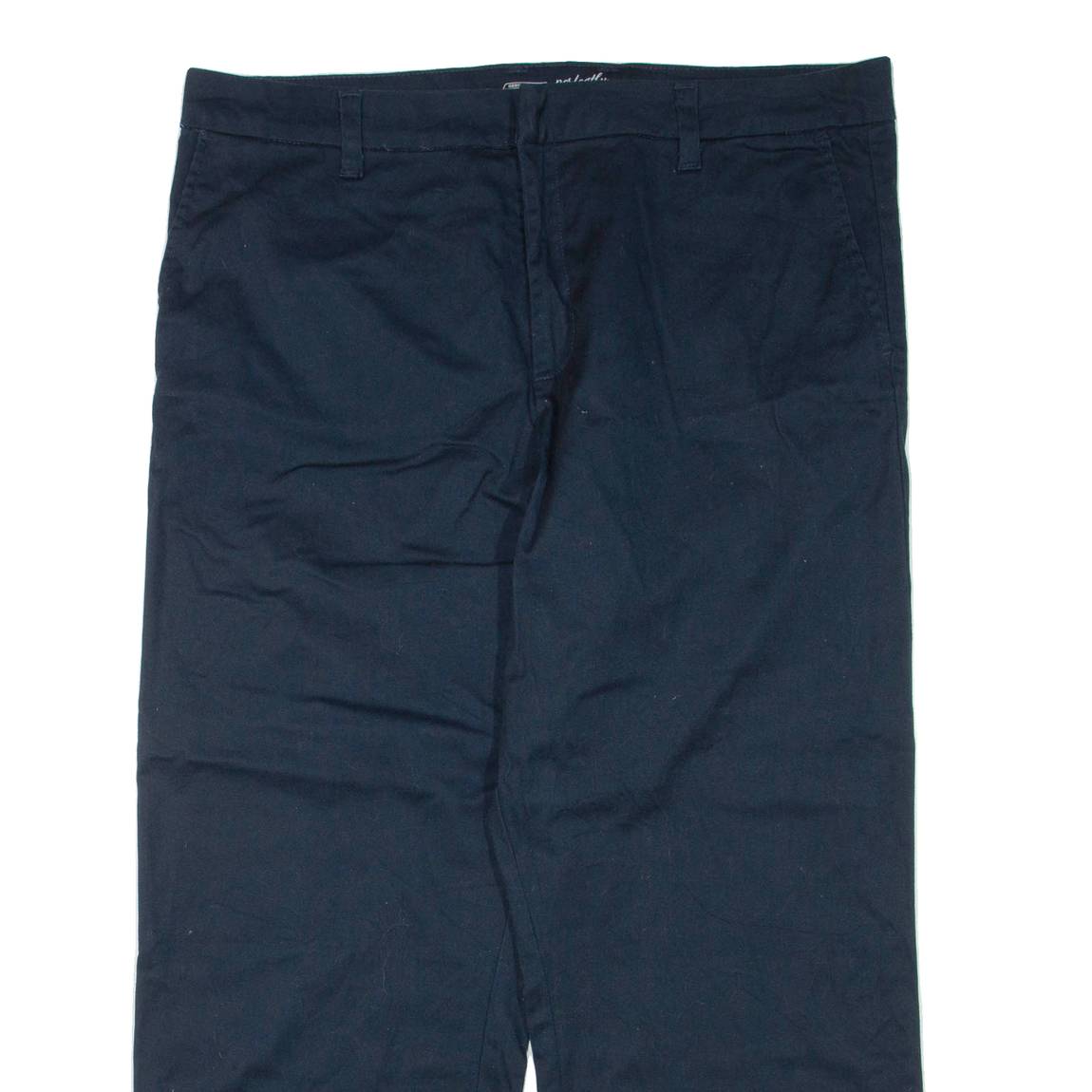 DICKIES Womens Trousers Blue Regular Straight W40 L27