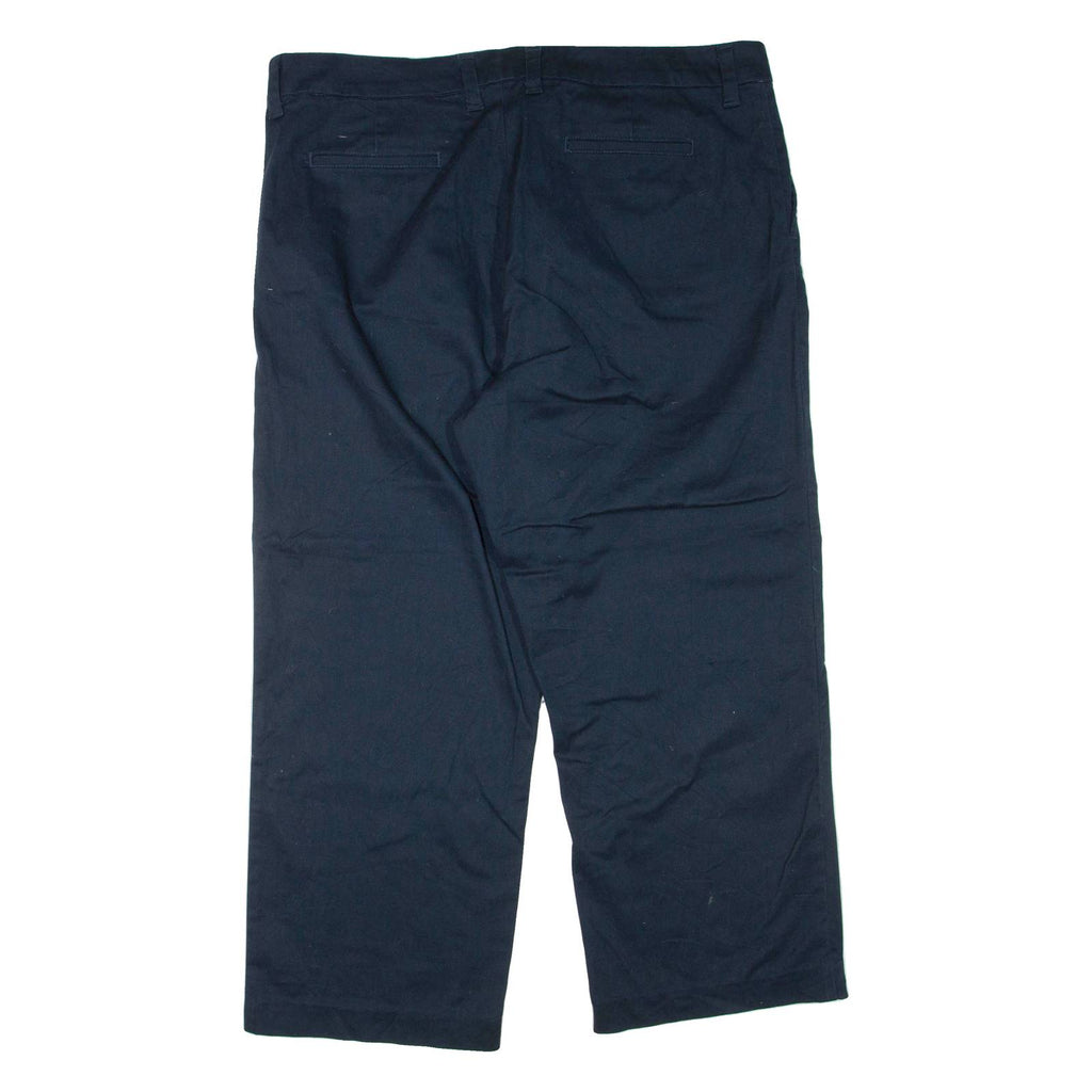 DICKIES Womens Trousers Blue Regular Straight W40 L27