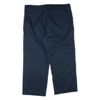 DICKIES Womens Trousers Blue Regular Straight W40 L27