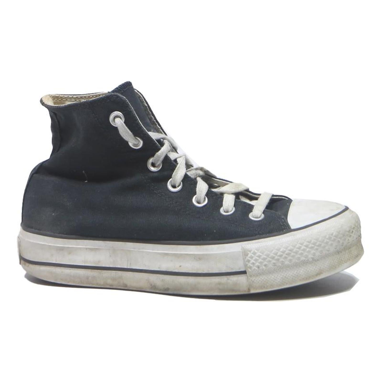 CONVERSE Chuck Taylor All Star Womens Lace-Up Trainers Black Canvas UK 5 Classic